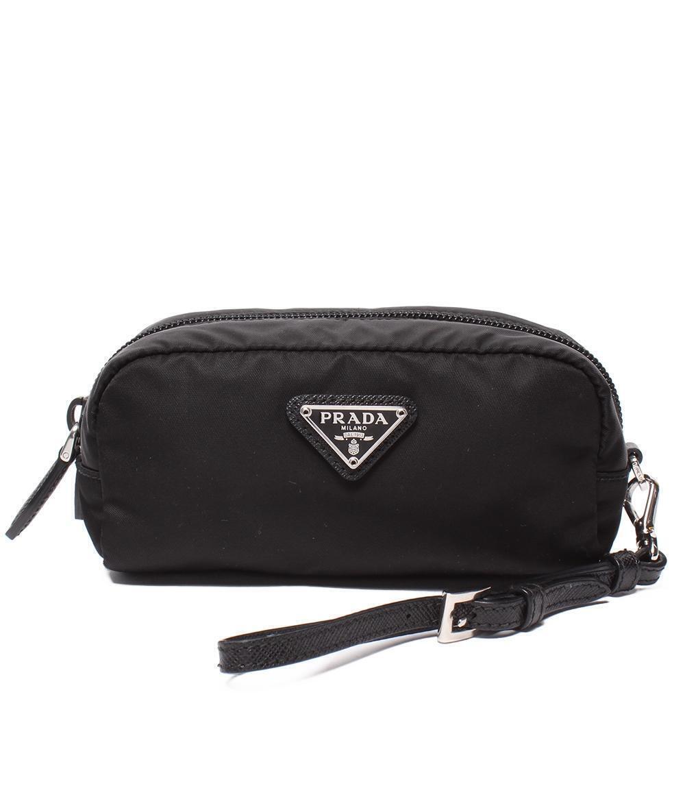 Prada Pouch Hand Strap Black